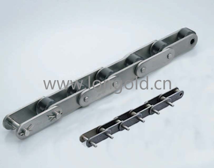 多節帶加長銷附件塑料滾子雙節距鏈條低噪音型通用規格