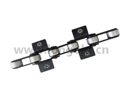 帶沖壓螺母K1-NM附件的雙倍節距鏈條